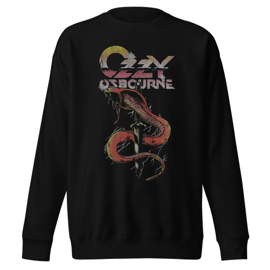 Stakes Ozzy Osbourne Snake Bite Jumbo Print Sweatshirt [Apparel]