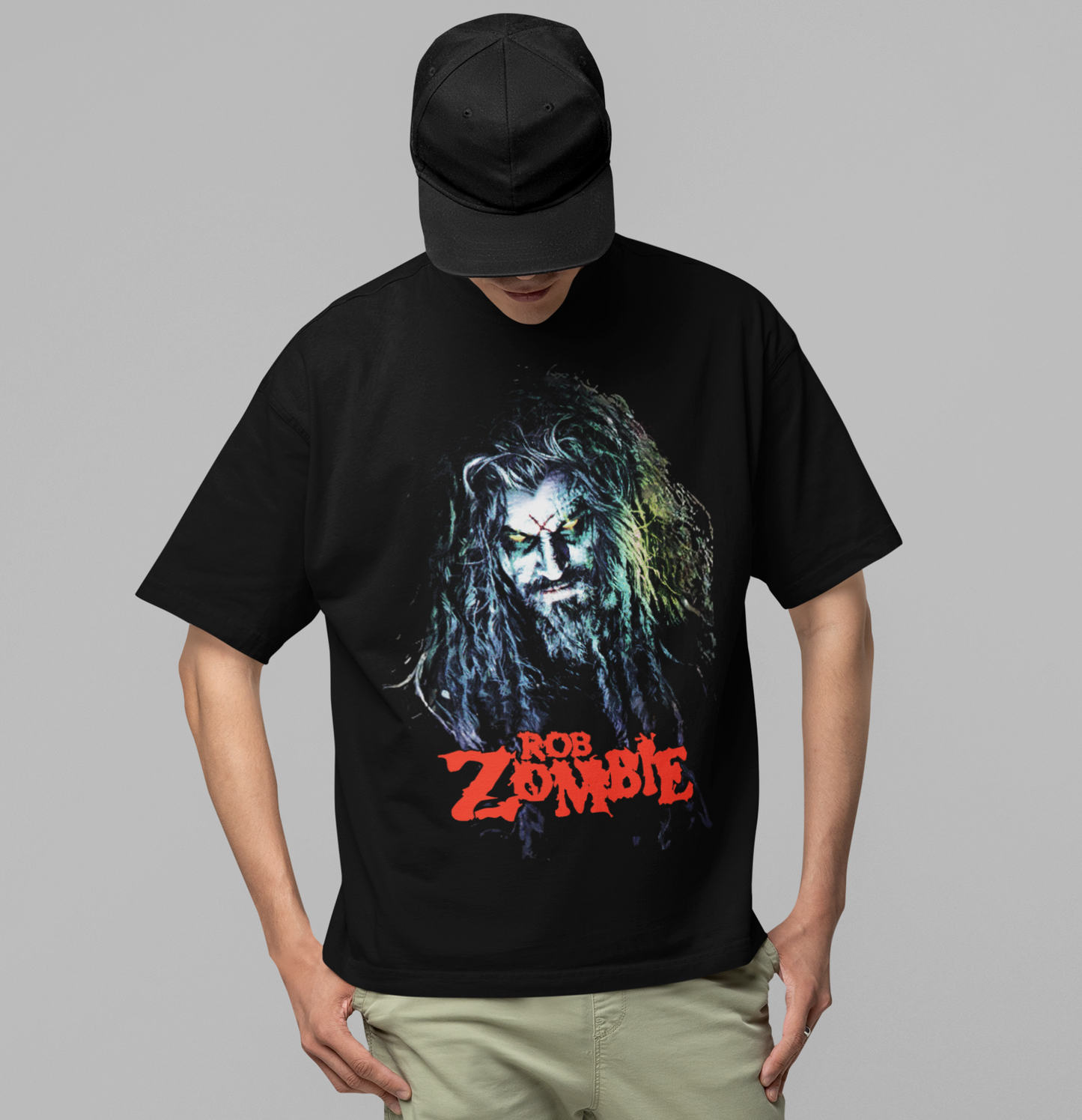 Stakes Rob Zombie - Classic Logo Jumbo Print T-Shirt [Apparel]