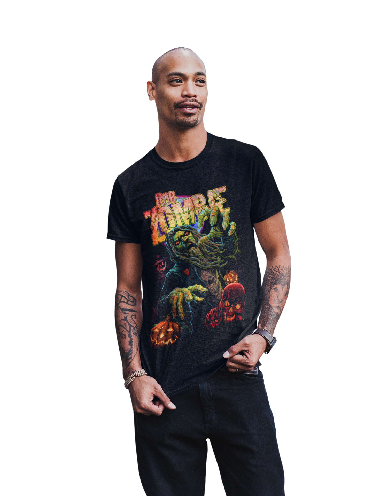 Stakes Rob Zombie - Halloween Jumbo Print T-Shirt [Apparel]