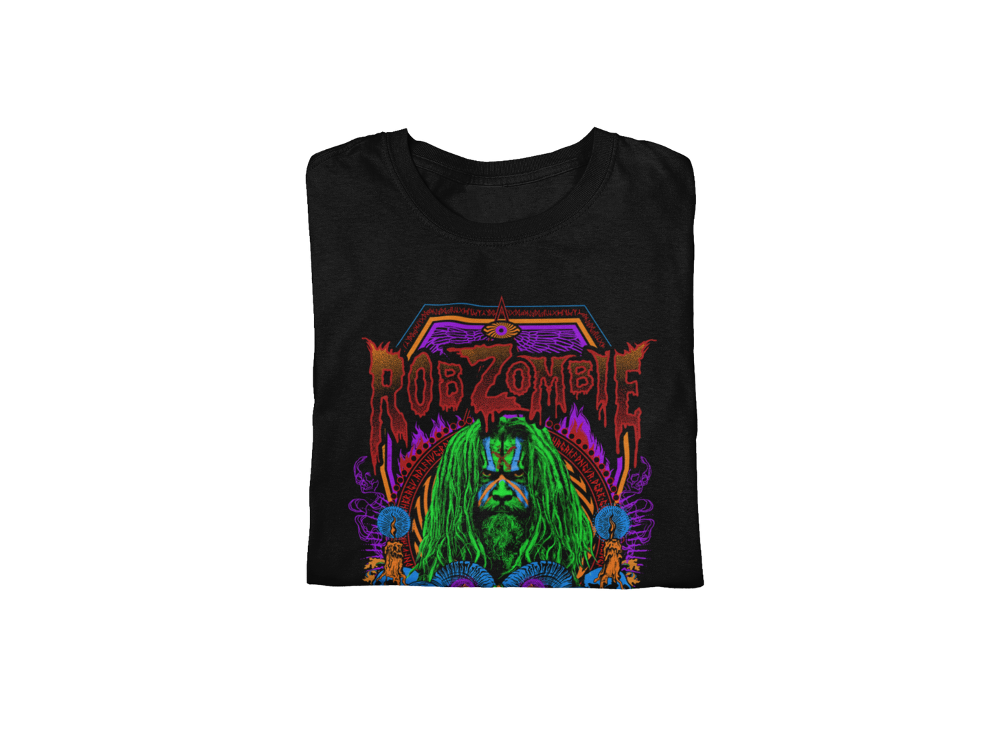 Stakes Rob Zombie - Pyschedelic Jumbo Print T-Shirt [Apparel]