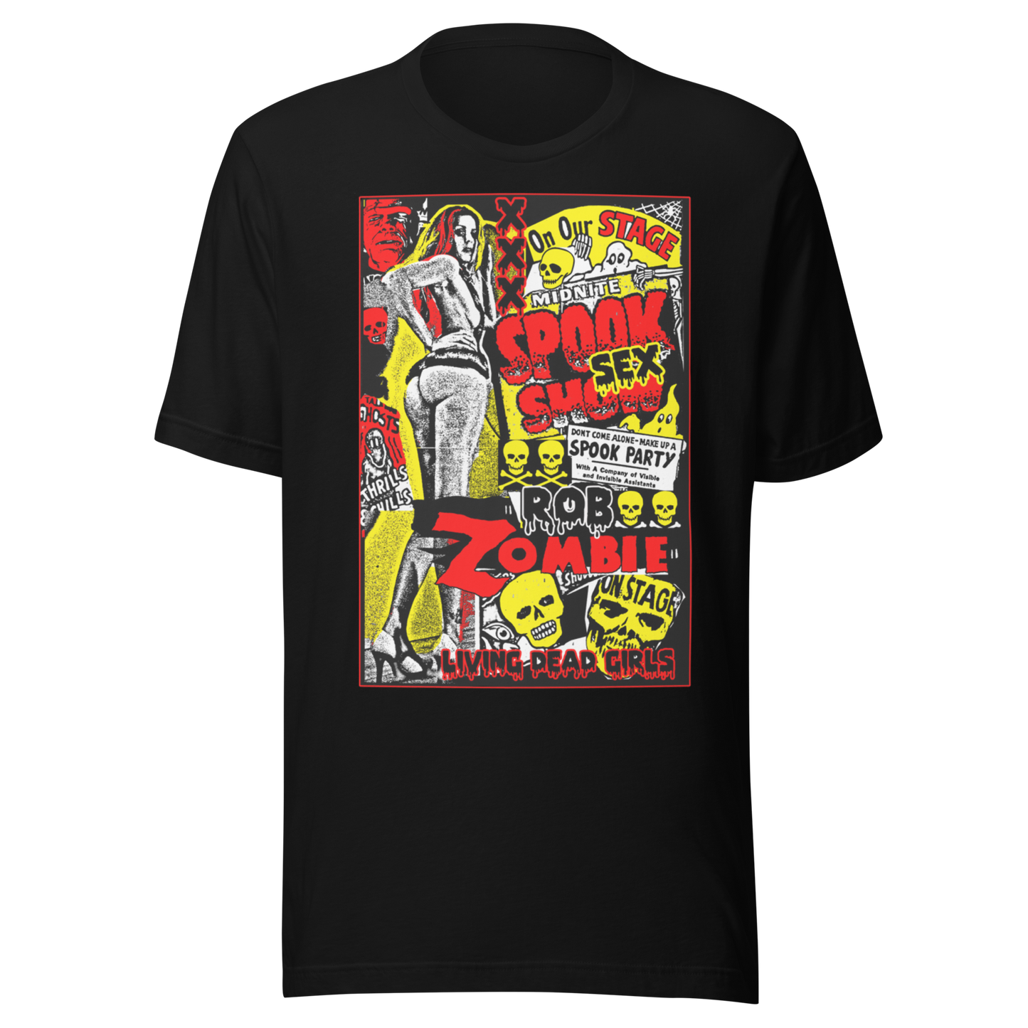 Stakes Rob Zombie Spook Shop Jumbo Print T-Shirt [Apparel]