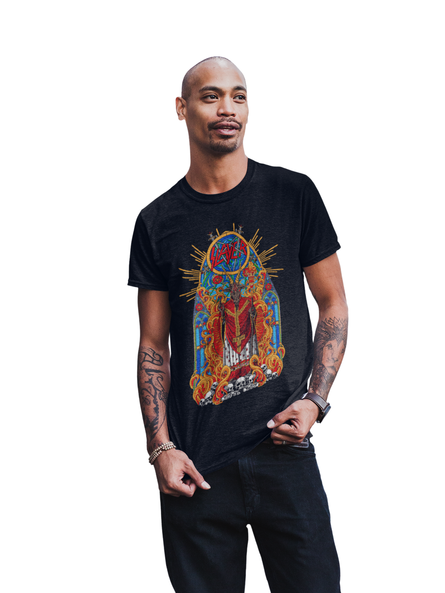 Stakes Slayer - Chapel Jumbo Print T-Shirt [Apparel]