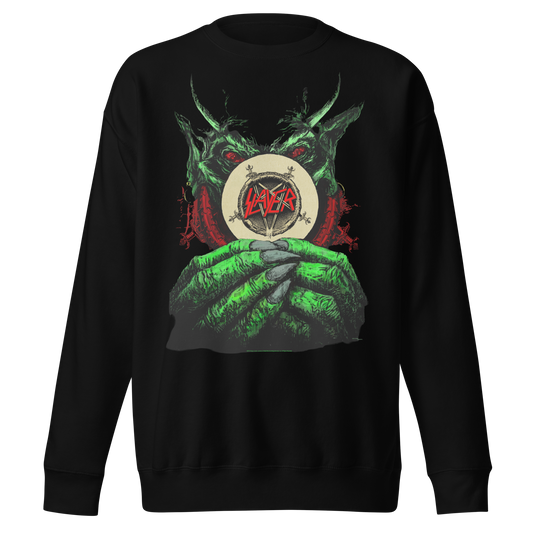Stakes Slayer Demon Hands Vintage Jumbo Print Sweatshirt [Apparel]