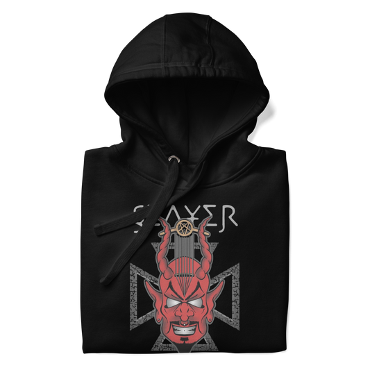 Stakes Slayer Devil's Horns Vintage Hoodie [Apparel]