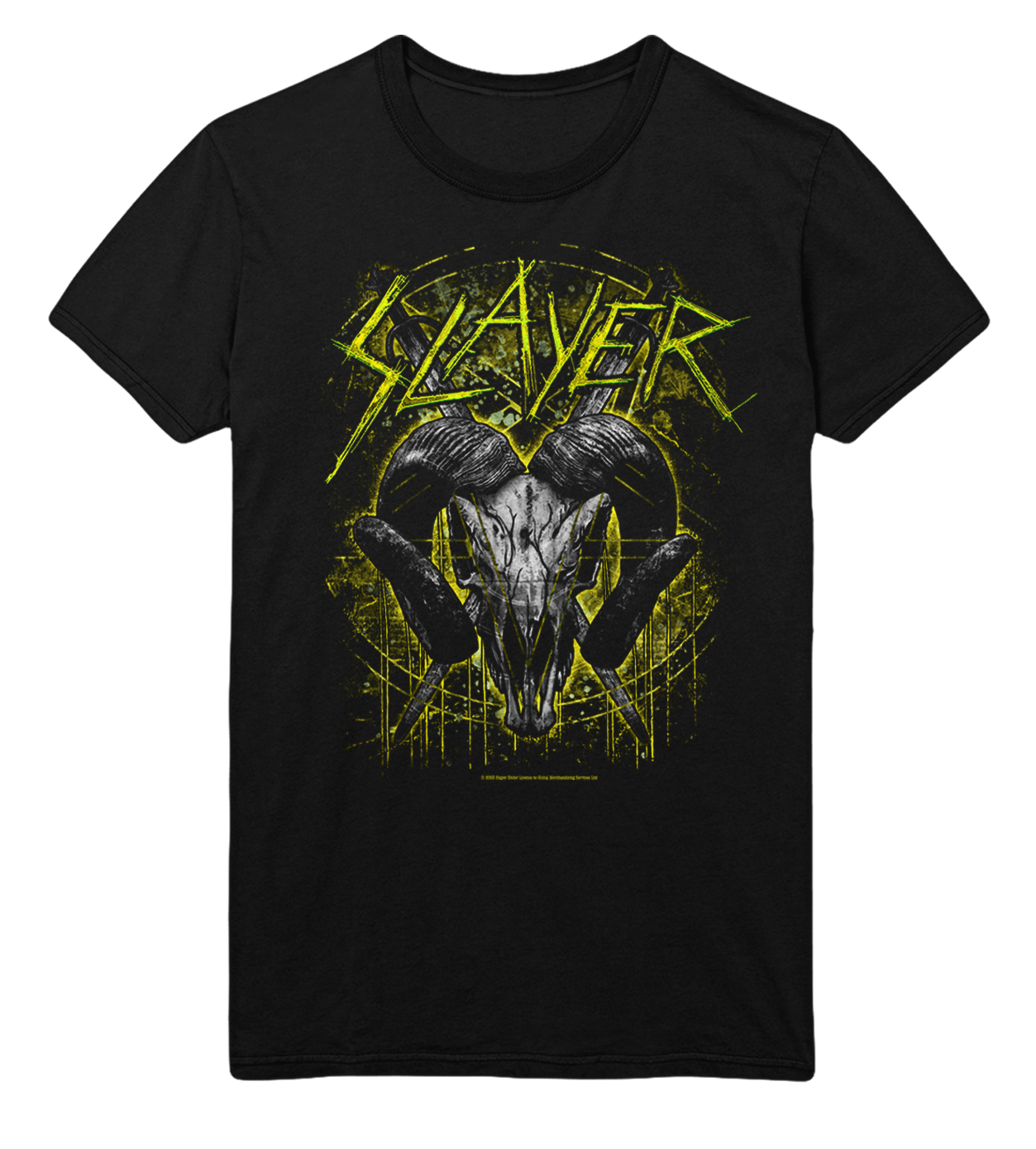 Stakes Slayer Ram Horns Jumbo Print T-Shirt [Apparel]