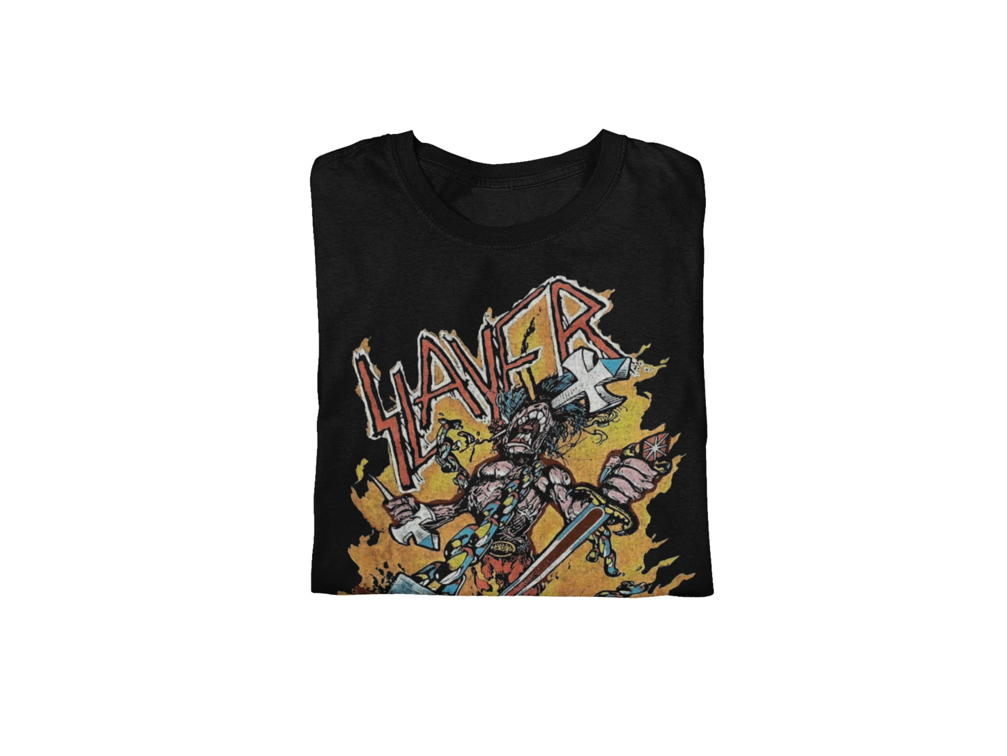 Stakes Slayer - Slain By The Sword Jumbo Print T-Shirt [Apparel]