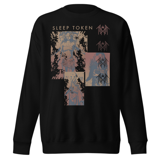 Stakes Sleep Token Multi Hit Jumbo Print Sweatshirt [Apparel]