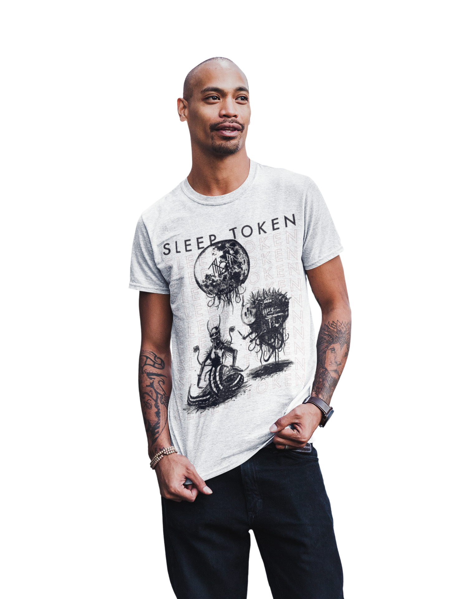 Stakes Sleep Token Take Me Back Jumbo Print T-Shirt [Apparel]