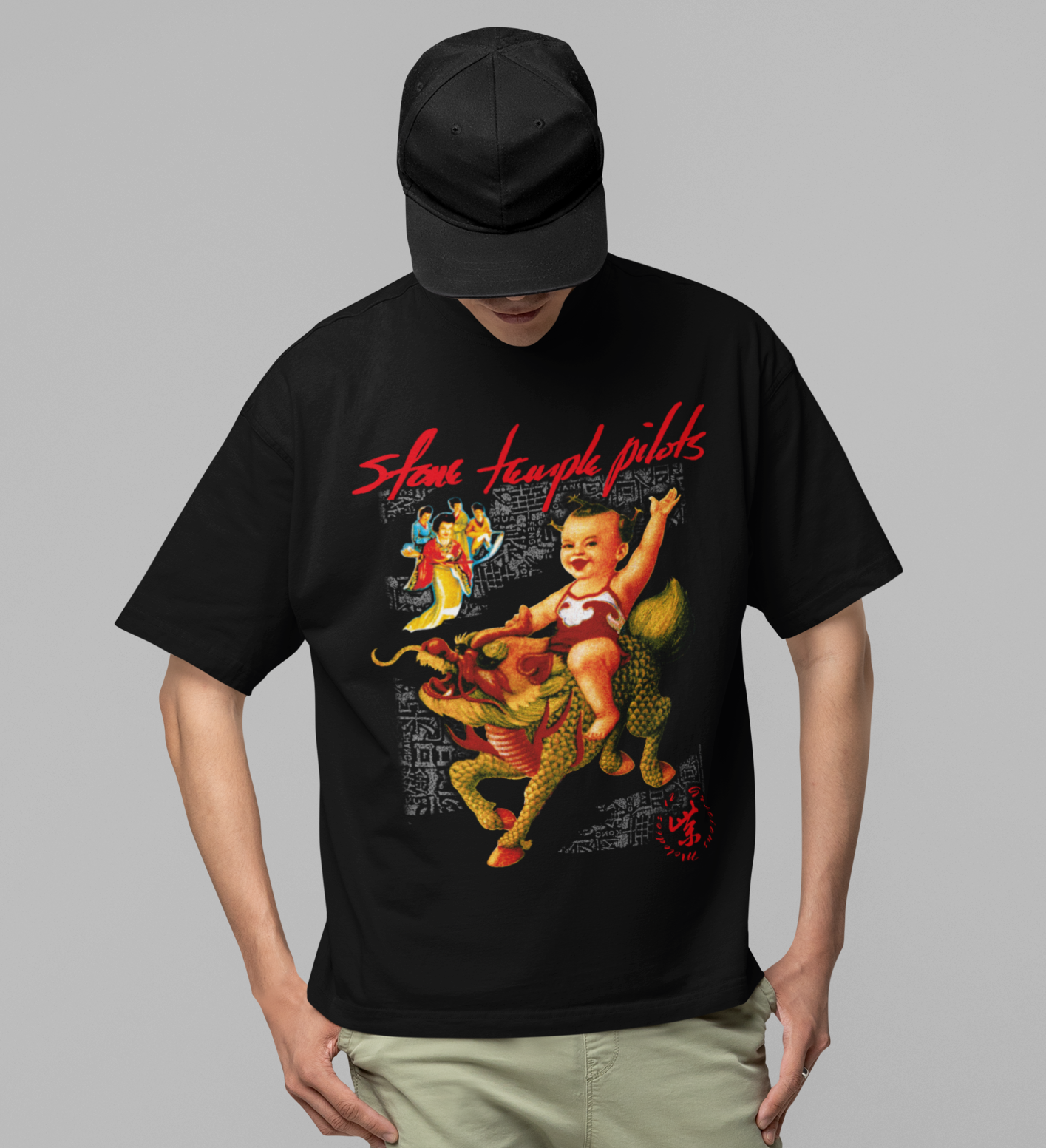 Stakes Stone Temple Pilots - Purple Jumbo Print T-Shirt [Apparel]