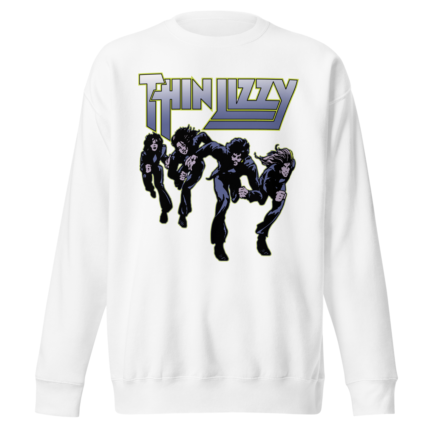 Stakes Thin Lizzy Jailbreakers Jumbo Print Sweatshirt [Apparel]