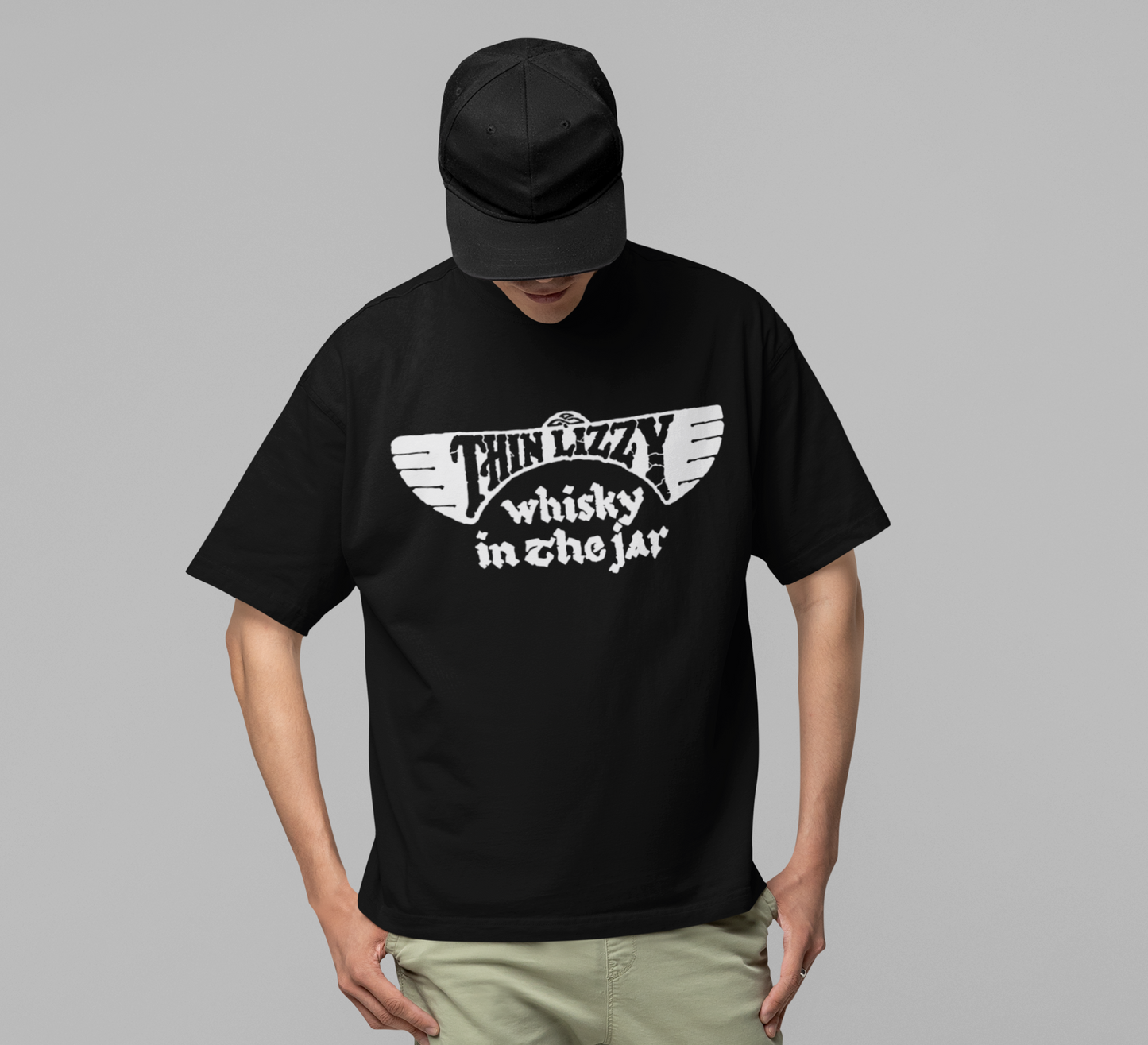 Stakes Thin Lizzy - Whiskey Jumbo Print T-Shirt [Apparel]