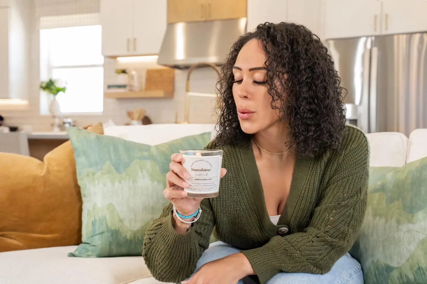 Sunshine - Sweet Bergamot, Fresh Grapefruit - Soy Wax Scented Candle