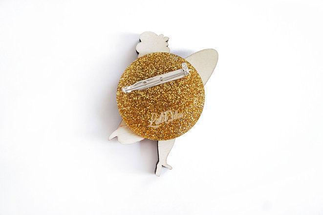 Surfer Girl Brooch by Laliblue