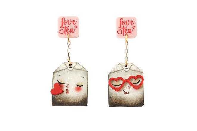 Tea of Love Earrings by Laliblue
