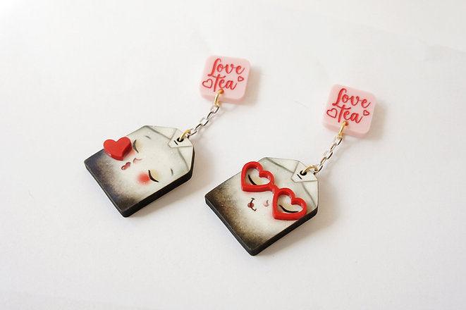 Tea of Love Earrings by Laliblue