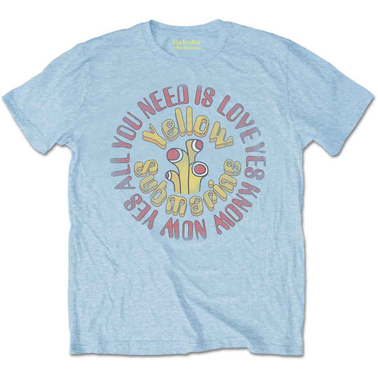 The Beatles Yellow Submarine AYNIL Circle Vintage [T-Shirt]