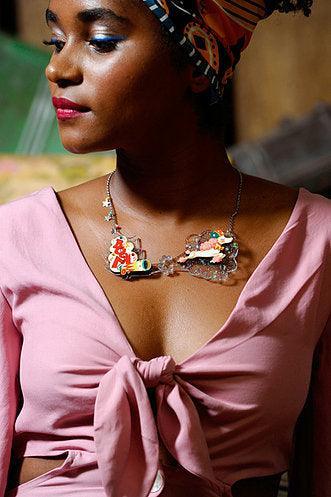 The Bullet Poodle Halloween Necklace by Laliblue