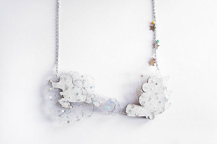 The Bullet Poodle Halloween Necklace by Laliblue