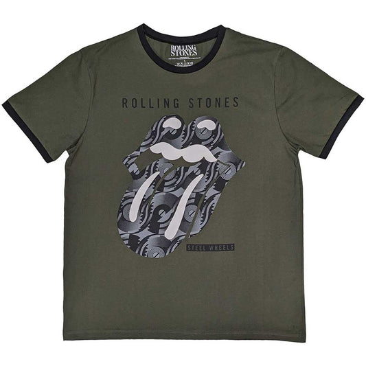 The Rolling Stones Black & White Tongue [T-Shirt]