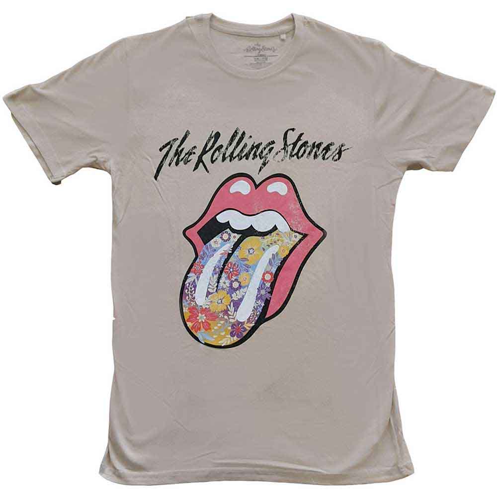 The Rolling Stones Flowers Tongue [T-Shirt]