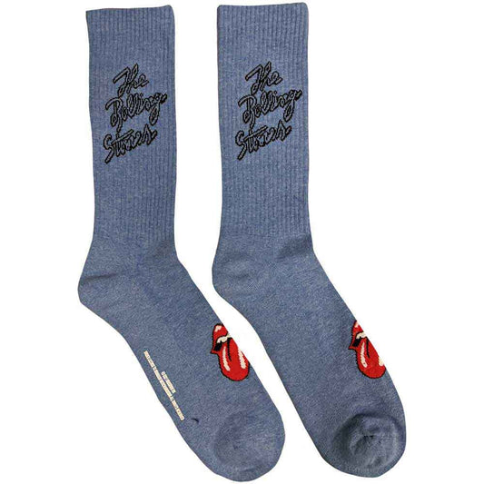 The Rolling Stones Script Logo [Socks]