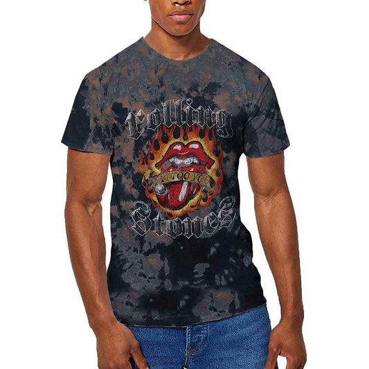 The Rolling Stones Tattoo Flames [T-Shirt]