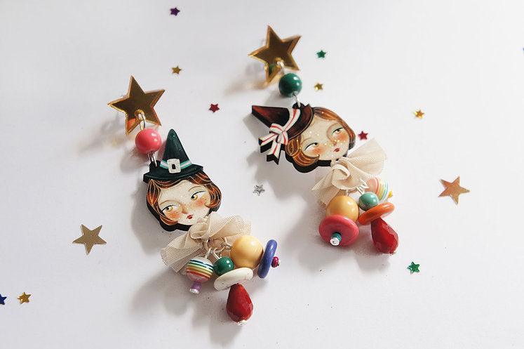 The Sisters Earrings by Laliblue