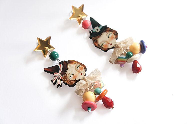 The Sisters Earrings by Laliblue
