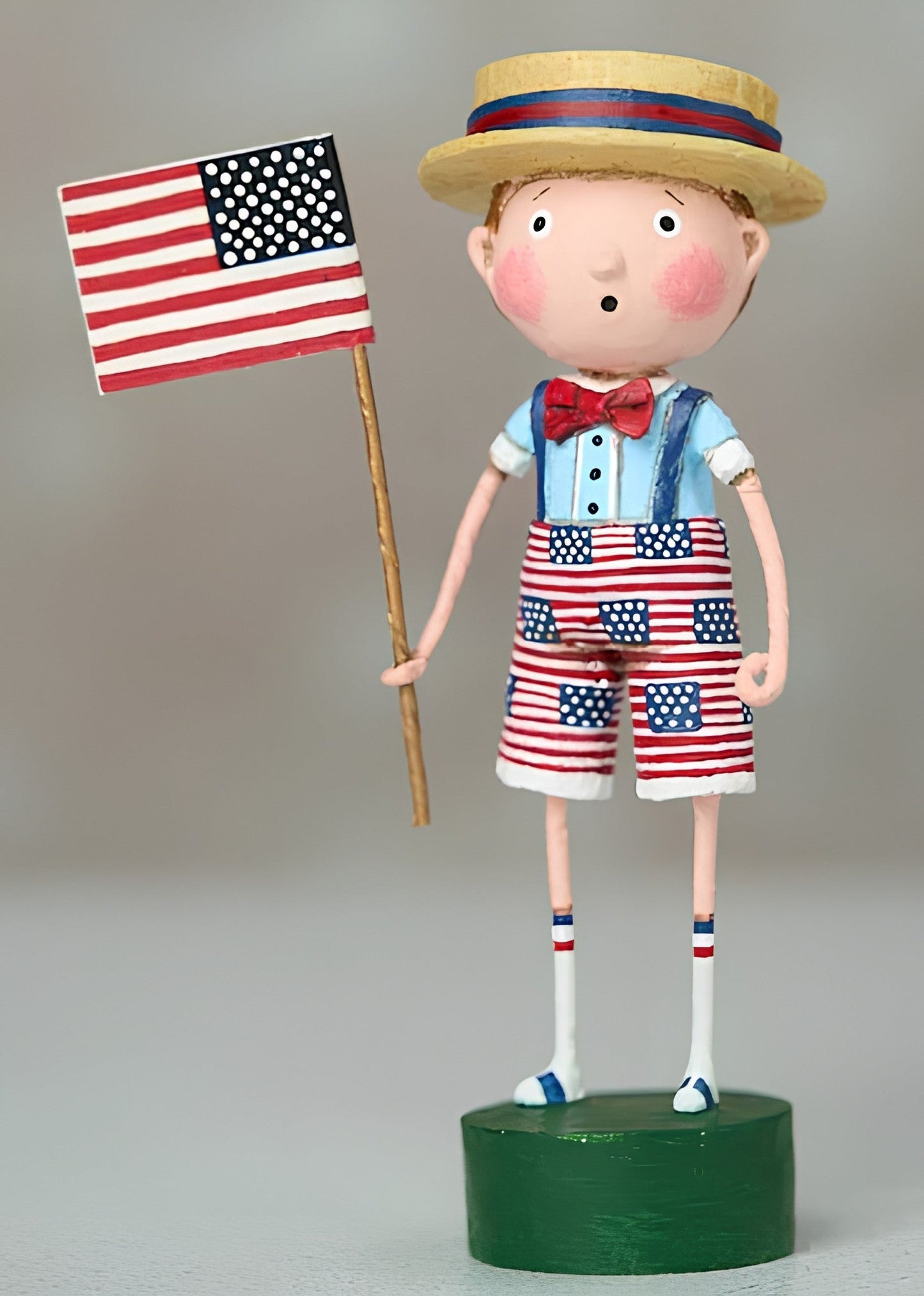 Sammie's Stars & Stripes Patriotic Lori Mitchell Figurine SHIPS 2/26