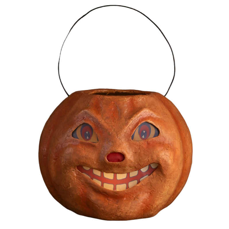 Vintage Pumpkin Bucket Large by Bethany Lowe Designs