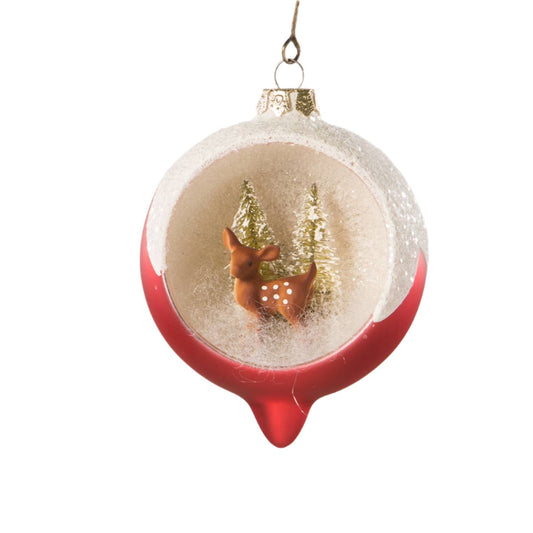 Retro Deer Indent Ornament by Bethany Lowe